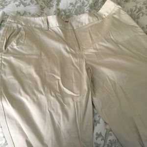 Karen Kane Khaki Bermuda Shorts 14